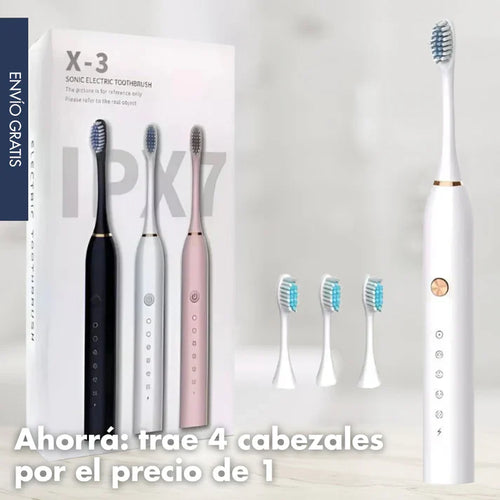 Cepillo Eléctrico + 3 cabezales  🪥