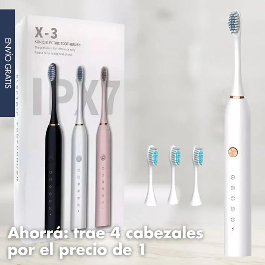 Cepillo Eléctrico + 3 cabezales  🪥
